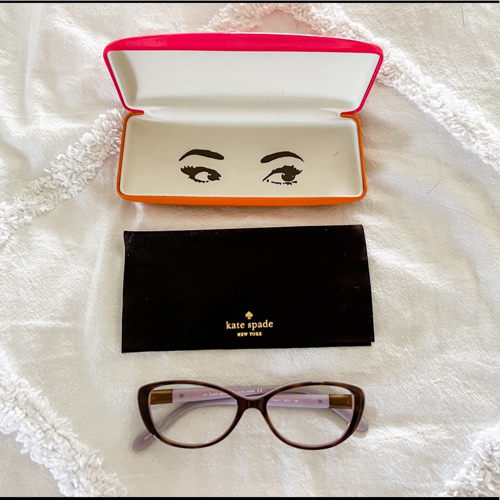 Kate Spade Finley 0W13 Tortoise and Lilac Eyeglasses